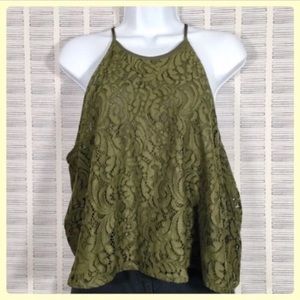 Paper Crane Lace Top